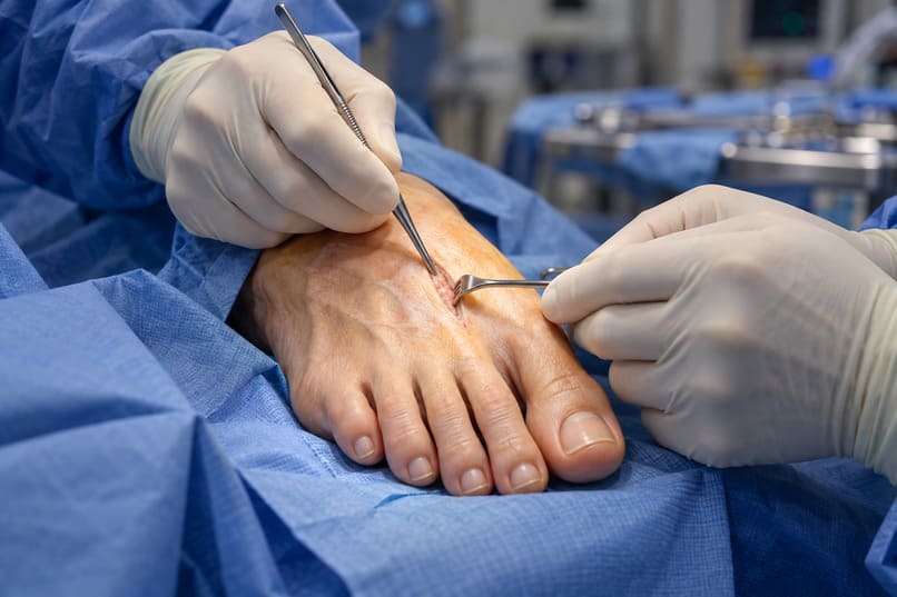 intervento per il neuroma di Morton